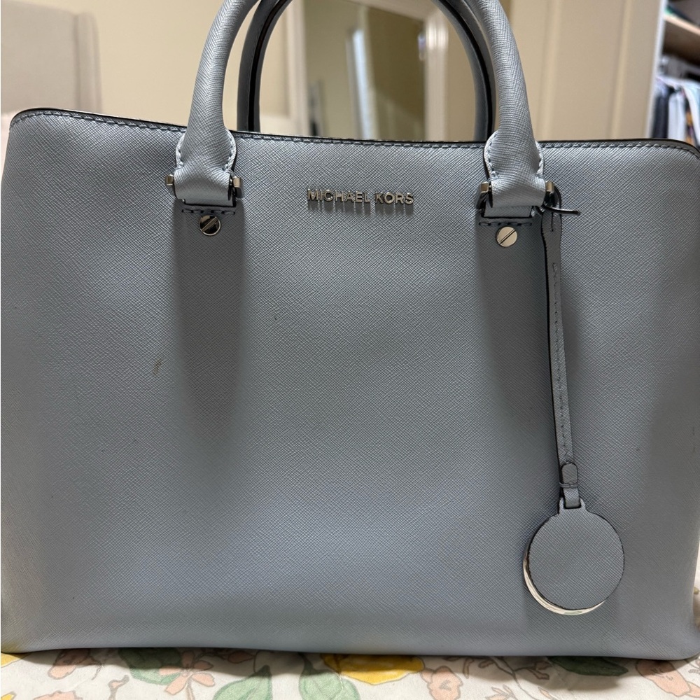 Michael Kors Sky Blue Satchel